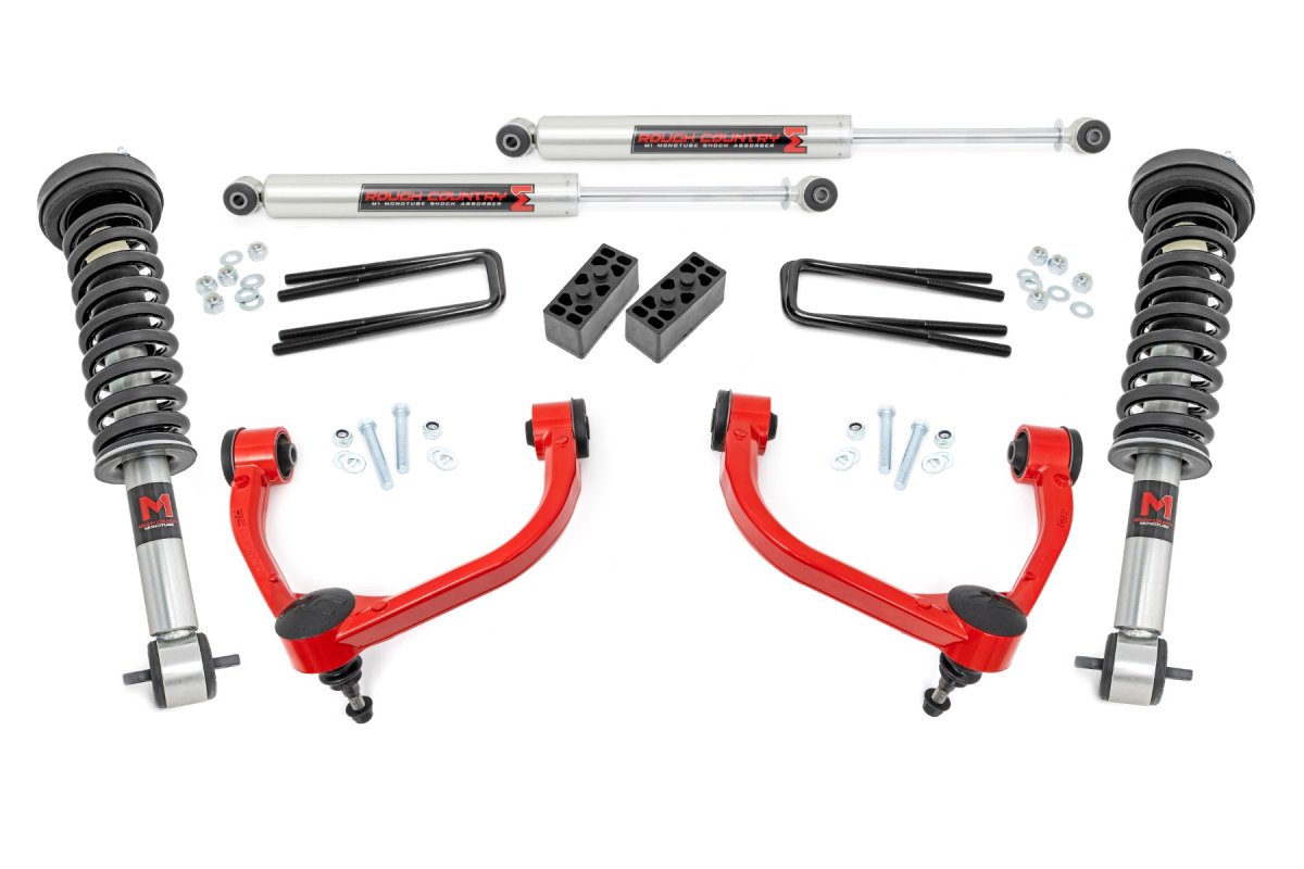Ford F-150 Suspension Lift Kit - Rough Country - M1 Struts - '14-'20